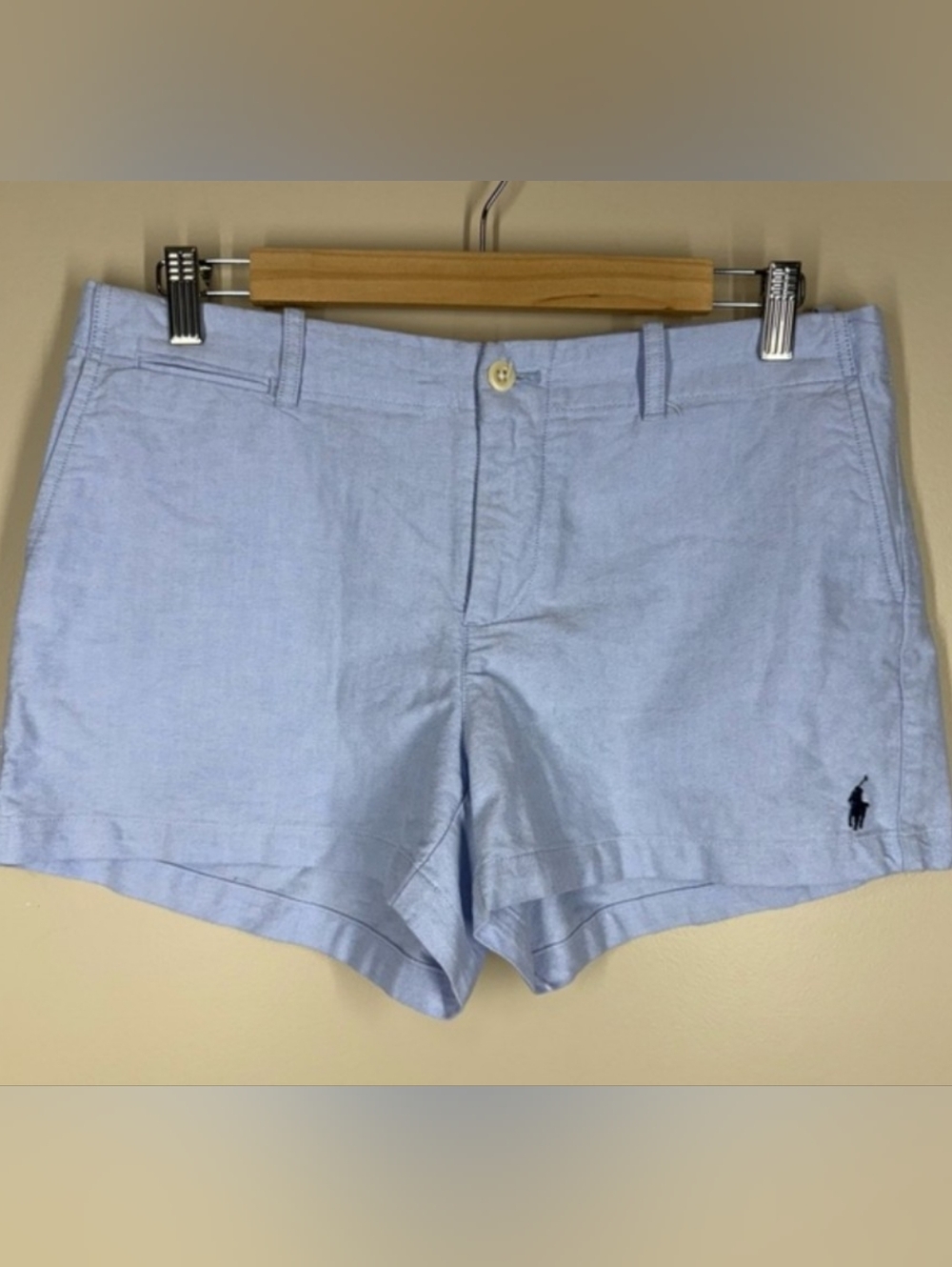Polo by Ralph Lauren Light Blue Women's Cotton Shorts
